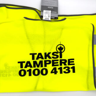 Heijastinliivi logolla